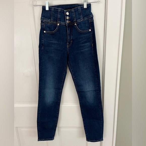 Veronica Beard Katherine Corset High Rise Waist Skinny Jeans Size 24 New - Picture 3 of 15